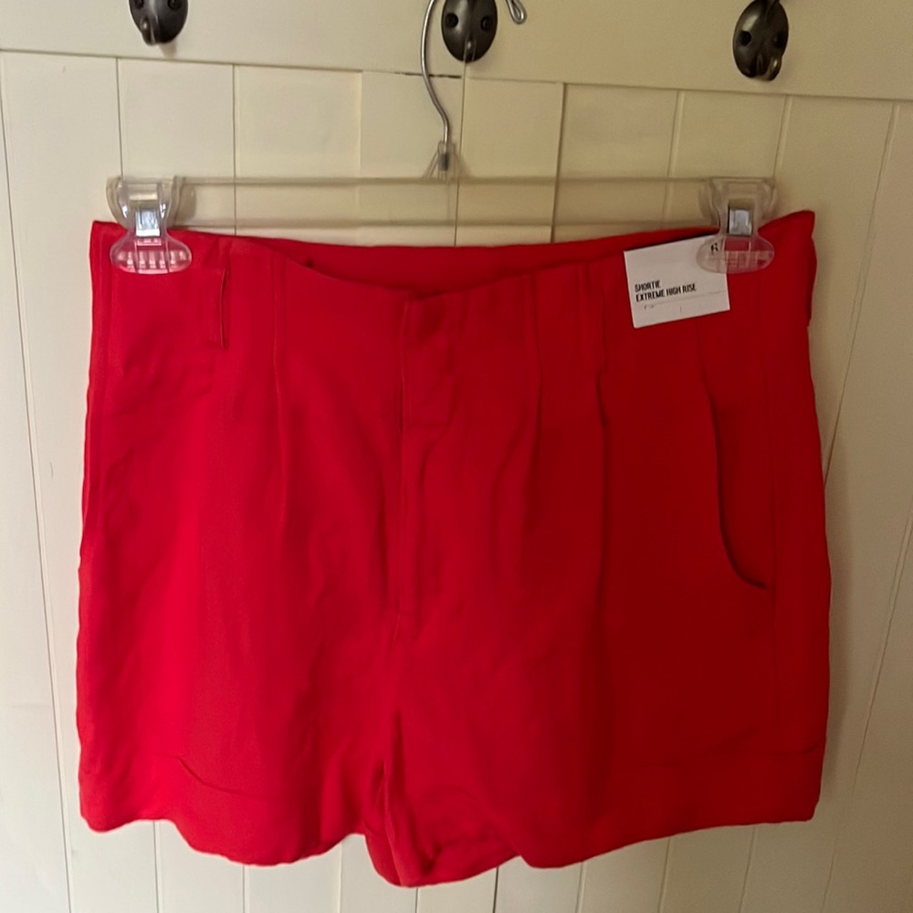NWT Express shortie high rise shorts